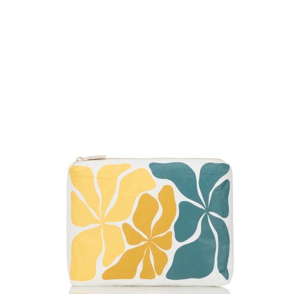 ALOHA Collection Handbags - Aloha Collection Small Pouch, Wavy, hot mustard